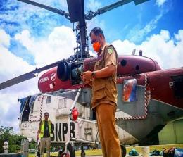 Ilustrasi: Helikopter Water Bombing BNPB