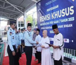 Sebanyak 7.742 nara pidana dari warga di Provinsi Riau mendapatkan remisi khusus Idul Fitri 1444 Hijriah berupa pengurangan masa hukuman.