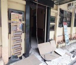Situasi Polsek Astanaanyar Bandung pasca ledakan bom (foto/int)