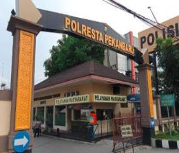 Polresta Pekanbaru dijaga ketat usai pasca bom bunuh diri di Bandung (foto/int)