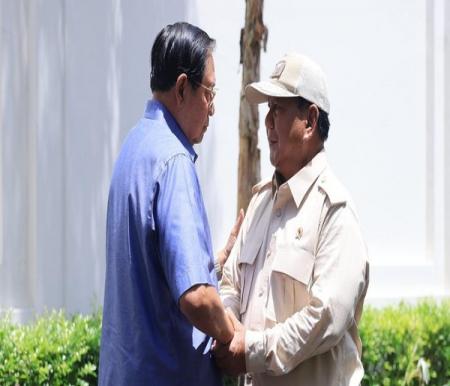 Capres 02, Prabowo Subianto bertemu SBY di Pacitan (foto/ist)