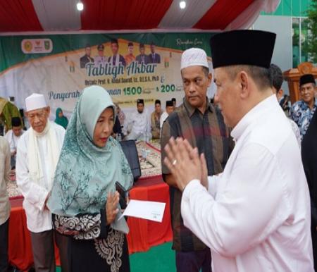 Pj Gubernur Riau, SF Hariyanto saat hadiri Ramadan Ceria di Kampus Umri.(foto: mcr)