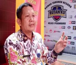 Kepala Rutan Sialang Bungkuk Pekanbaru, M Lukman (foto/int)
