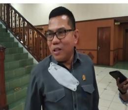 Ketua Pansus Ranperda tentang Pengelolaan Hutan pada Wilayah Kesatuan Pengelolaan Hutan DPRD Riau, Husaimi Hamidi.(foto: int)