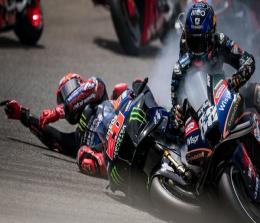 Quartararo crash saat race MotoGP Spanyol 2023.(foto: detikcom)