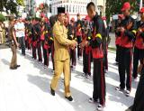 Drs H Jamiluddin secara resmi melepas Kontingen Pekan Olahraga Pelajar Daerah (POPDA) Ke XIV Provinsi Riau tahun 2018