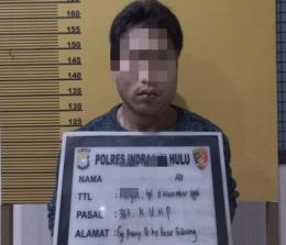AS pemuda Seberang Rengat tersangka pelaku pencurian (foto/int)