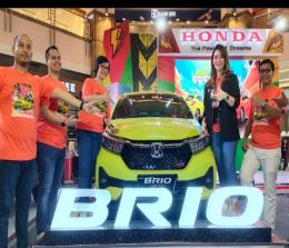 Launching New Honda Brio di Mal SKA Pekanbaru.(foto: budy/halloriau.com)