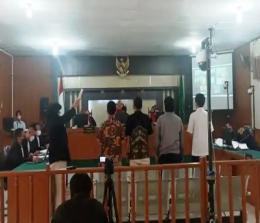 Sidang suap APBD-P Riau 2014 dan APBD 2015 dengan terdakwa Annas Maamun di PN Tipikor Pekanbaru