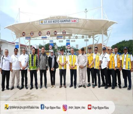 Balai PPW Riau mendampingi Kunjungan Kerja Spesifik Komisi V DPR RI di Kabupaten Kampar (foto/ist)