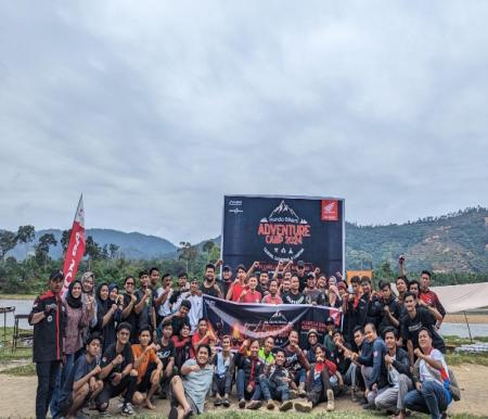 Acara camping Capella Honda diikuti 80an bikers di Bumi Perkemahan Gema Kampar (foto/ist)
