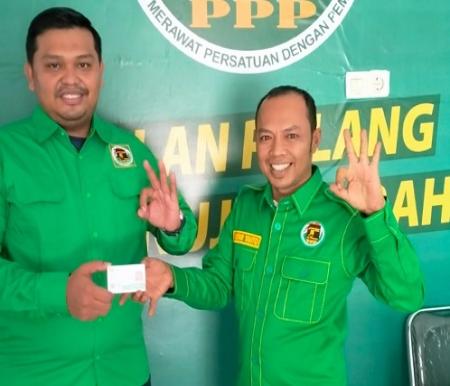 Meirizal Ade resmi bergabung di DPC PPP Pelalawan (foto/Andi)