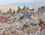 Puing rumah warga akibat gempa Palu beberapa waktu lalu.