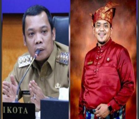 DPRD Pekanbaru usulkan Hambali Nanda Manurung (kiri) jadi Pj Walikota Pekanbaru pengganti Muflihun (foto/int)