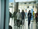 Johar Firdaus saat di Bandara SSK II Pekanbaru