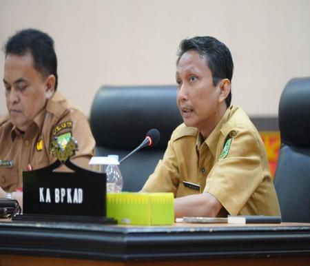 Kepala BPKAD Riau, Indra SE ditunjuk jadi Plh Sekdaprov Riau.(foto: mcr)