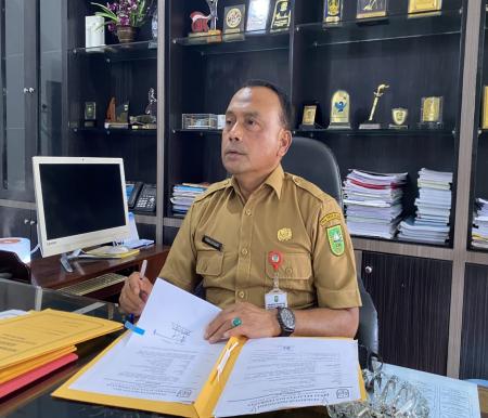 Kepala Dinas Kelautan dan Perikanan (DKP) Provinsi Riau, Yurnalis (foto/Mg1)
