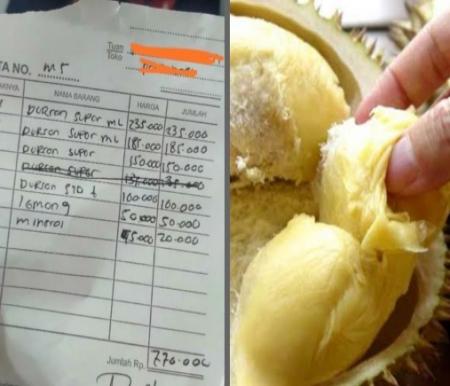 Viral curhatan warga merasa "dikerjai" pedagang durian di Pekanbaru (foto/int)