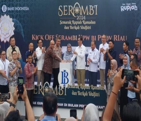 BI Perwakilan Riau kickoff SERAMBI 2024 turut dihadiri perbankan di Pekanbaru (foto/riki)