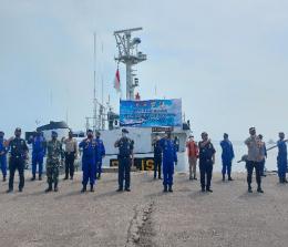Jaga‎ perairan Riau, Polairud Polda Riau gelar Patroli bersama Bea Cukai, KSOP dan TNI AL. 