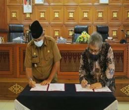 Bupati Siak teken MoU dengan Kanwil DJP Riau.