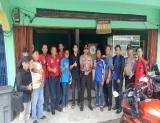 Terlihat Kapolsek Siak Kecil IPTU Sunaryo bersama Forum Wartawan Bukit Batu dan Siak Kecil (FWBS)