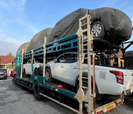 Jelang Lebaran, permintaan towing mobil untuk mudik di Pekanbaru masih sepi (foto/ist)