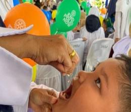 Ilustrasi 1,2 juta anak bakal divaksinasi massal polio (foto/int)