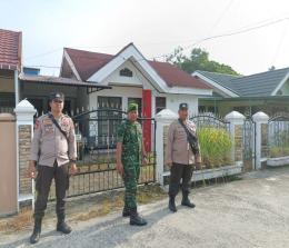 Tim TNI-Polri patroli rutin di perumahan dan rumah kosong milik warga Pekanbaru (foto/int)