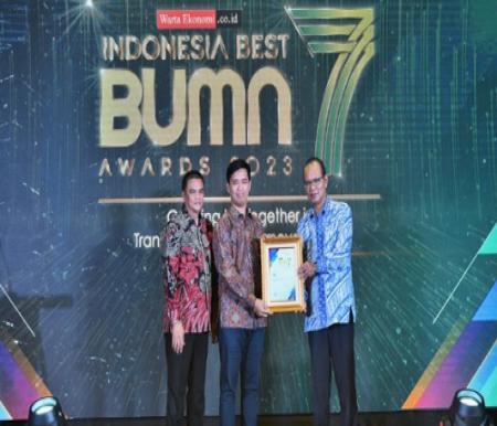 PT Pegadaian raih penghargaan Indonesia Best BUMN Awards 2023.(foto: istimewa)