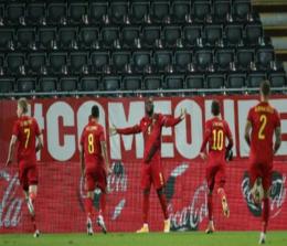 Timnas Belgia meraih kemenangan 4-2 atas Denmark di laga terakhir fase grup UEFA Nations League. Foto: CNNIndonesia