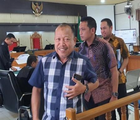 Foto: Sekda, Kadis PUTR dan mantan Kepala BPKAD Meranti saat pemeriksaan saksi di PN Tipikor Pekanbaru
