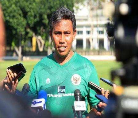 Pelatih Timnas Indonesia U-17, Bima Sakti.(foto: int)
