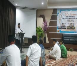 Ketua Umum IKTD Riau terpilih H Nurzahedi saat buka puasa bersama di Aulia Hospital.(foto: istimewa)
