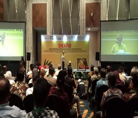 Gubernur Riau, Syamsuar Sawit Indonesia Expo (Siexpo) 2023 di Ska Co-Ex (foto/rinai-halloriau)
