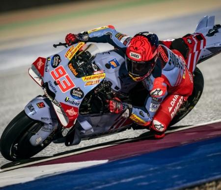 Marc Marquez tercepat di FP2 MotoGP Qatar 2024. (Foto: Getty Images/Steve Wobser)