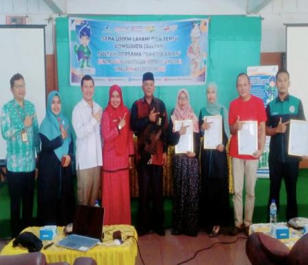 UIN Kabupaten Rohil duet dengan BBPOM Pekanbaru, menaja kegiatan sapa UMKM layani dan temui konsumen (foto/zal)