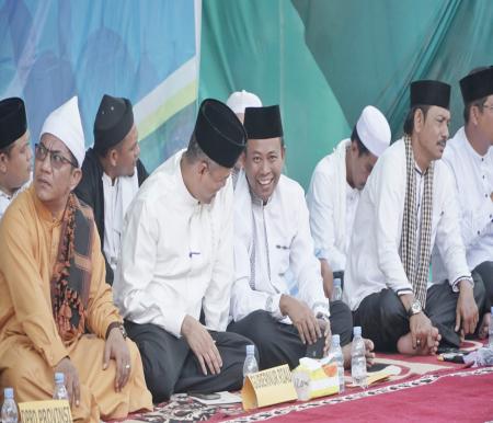 Wabub Sulaiman menghadiri, Haul Allahyarham Syekh Tuan Guru Syekh H Abdul Wahid Mursyid Sukuk (foto/zal)