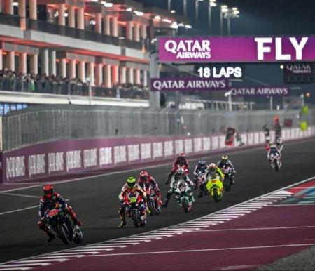 Fabio Quartararo saat berlaga pada MotoGP Qatar 2024. (Dok. Yamaha)
