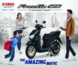 Yamaha FreeGo 125 Connected menjadi motor primadona keluarga muda Indonesia (foto/int)