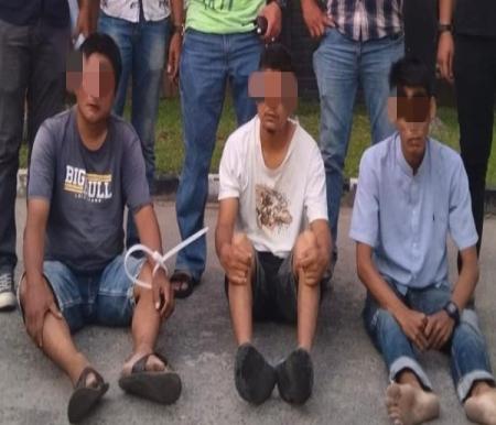 Pihak Polresta Padang tangkap tiga pelaku diduga lakukan pencabulan (foto/int)