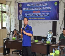 Wakil Ketua DPRD Riau, Agung Nugroho.(foto: rinai/halloriau.com)