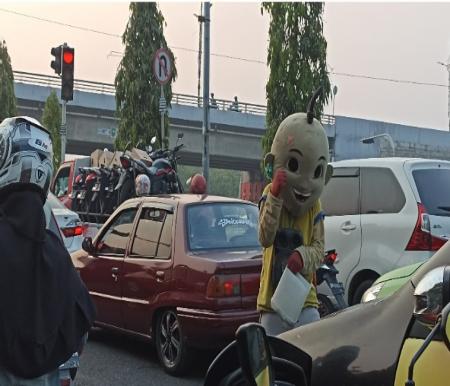 Gelandangan dan pengemis marak muncul di Kota Pekanbaru (foto/rahmat)