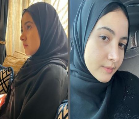Penyanyi Bulan Sutena ramai dikomentari gegara pakai jilbab (foto/Instagram)