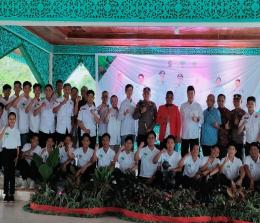 DPC Pemuda Tani HKTI Kabupaten Pelalawan resmi dilantik di Balai Seminai di Komplek Rumah Dinas Bupati Pelalawan (foto/andi)
