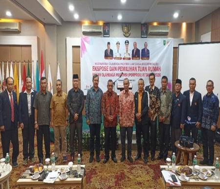 Wakil Gubernur Riau Edi Natar Nasution buka Musprovlub KONI Riau pemilihan Tuan Rumah Porprov XI (foto/rahmat)