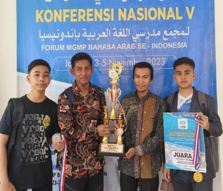 Santri Ponpes Al-Ihsan Boarding School Riau Juara OBA tingkat nasional (foto/bayu)
