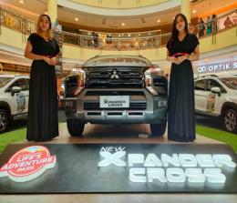 New Xpander Cross resmi diluncurkan di Mal Ska, Pekanbaru.