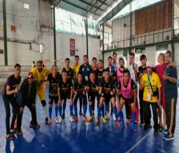 Tim Futsal PWI Riau di Porwanas XIII 2022 Malang.(foto: rahmat/halloriau.com)