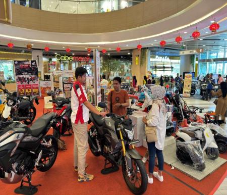 Pameran Honda Sport MotoShow di Mall Living World Pekanbaru (foto/ist)